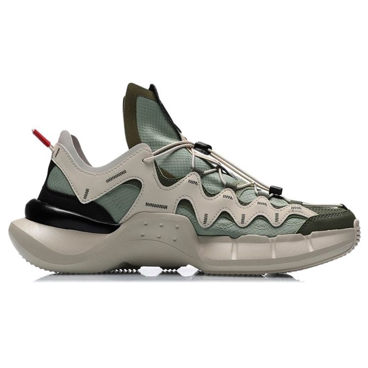 Li Ning Wudao 2.3 Lite Fabric Lace-Up Shock Absorbing Non-Slip Wear-Resistant Breathable Lightweight Low-Top Retro Basketball Shoes AGBR051-3