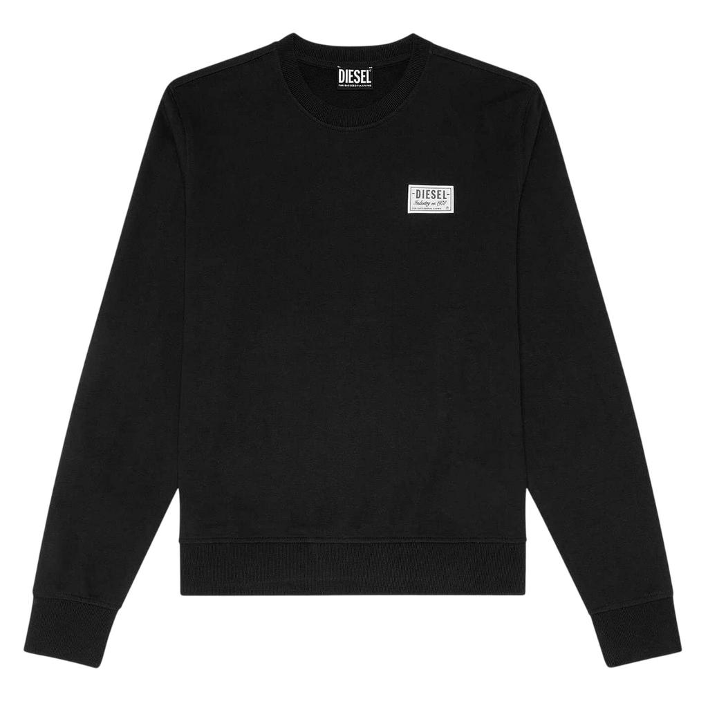 Diesel Mens Logo Crew Neck Sweatshirt