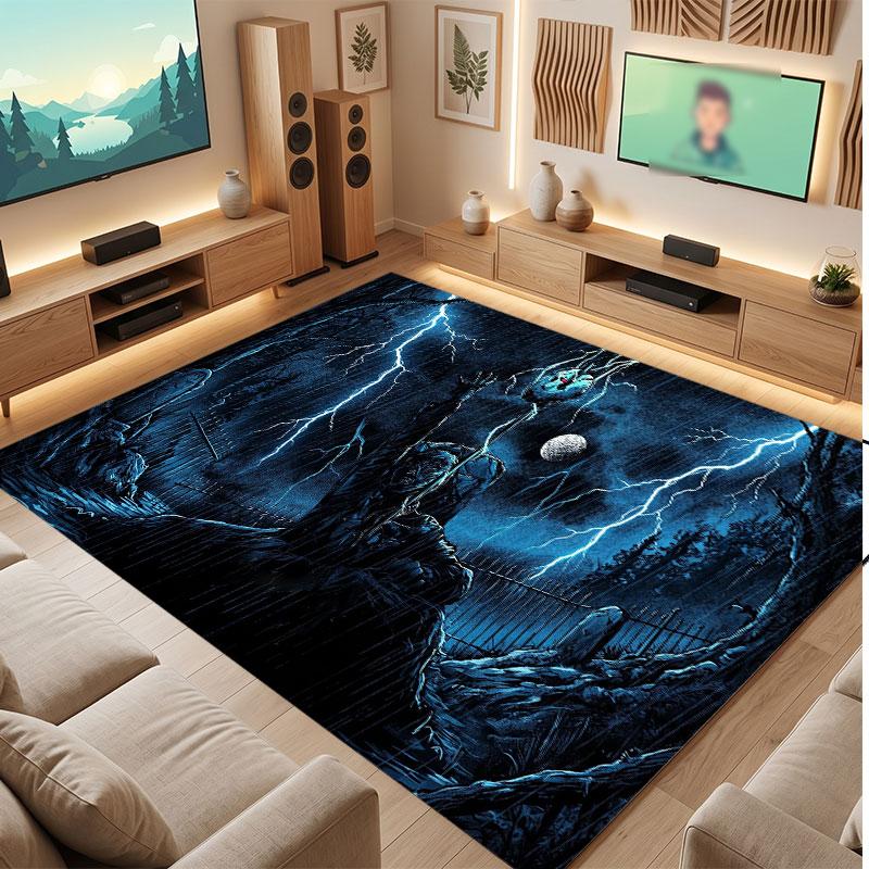Friday the 13th Jason Voorhees Rug Soft Thick Non Slip Floor Carpet for Bedroom Living Room Home Decor
