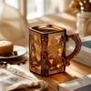 Yousheng Magic Constellation Glass Mug, 330ml Zodiac Coffee Cup with Heat Reveal Design, Starry Night Water Glass for Home