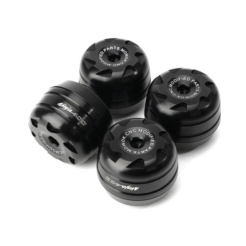 Motorrad Vorne Hinten Gabel Sliders Crash Pad Rad Fallen Schutz Für KAWASAKI NINJA 400 NINJA400 2018 2022