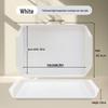 Zhebu Commercial Non-Slip Rectangular Serving Tray