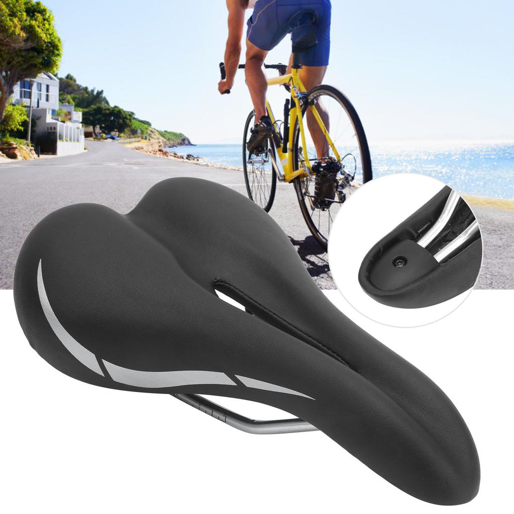 Hollow Breathable Soft Elastic Bicycle Saddle Waterproof Bike Seat Bicycle Accessory