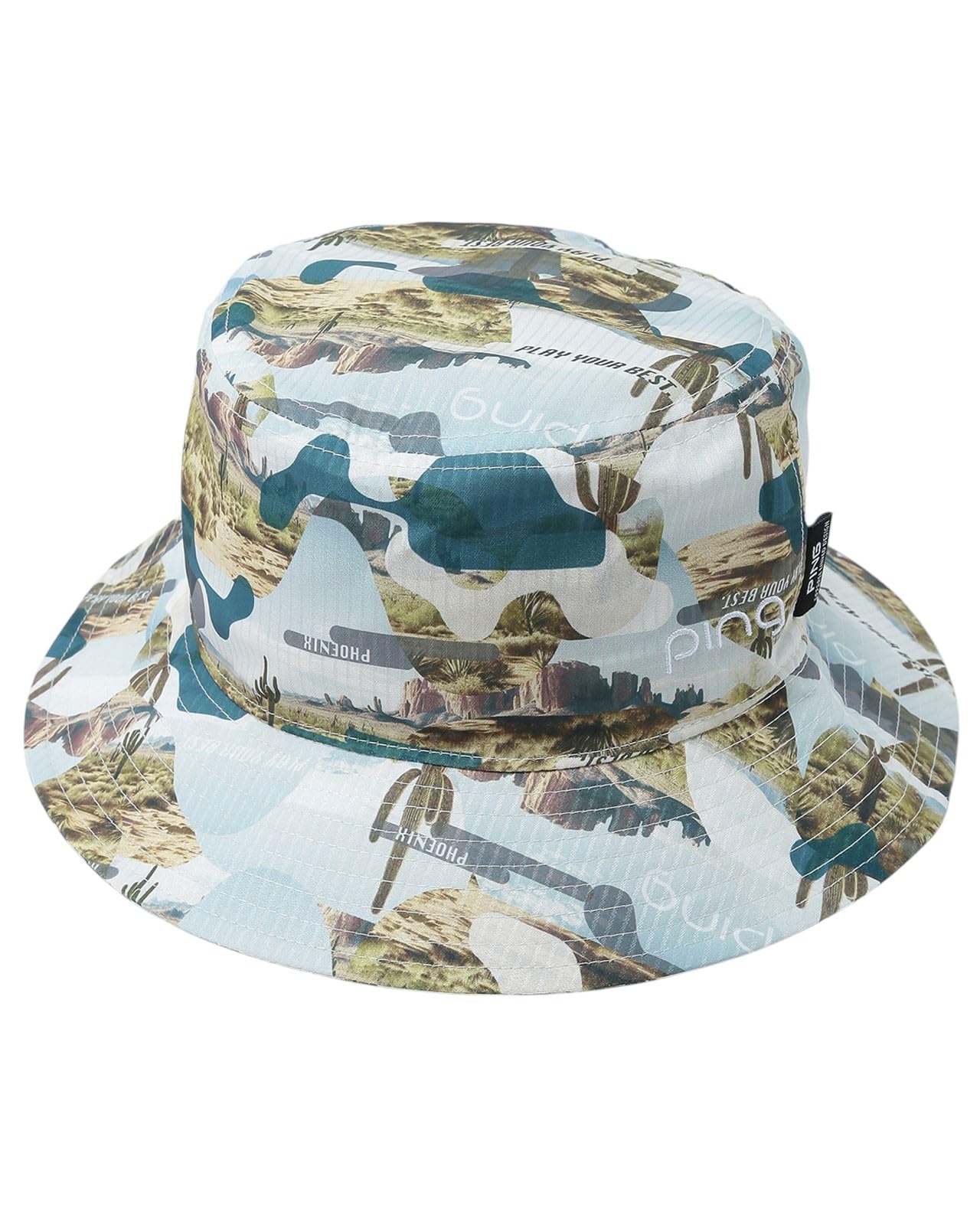 

[Pin Apparel] Женская панама (Принт по всей поверхности) Кепка для гольфа 622-5187308 180Хаки FR