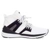 Puma B.O.G Limitless Hi Round Toe Lace-Up Synthetic Leather Cushioning Wear-Resistant Mid-Top Running Shoes Unisex sneakers White Black 363126-02