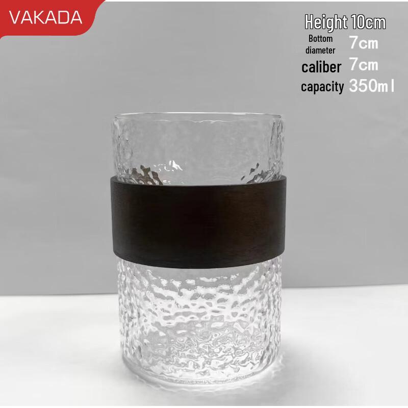 VAKADA High Borosilicate Glass Beverage Cup