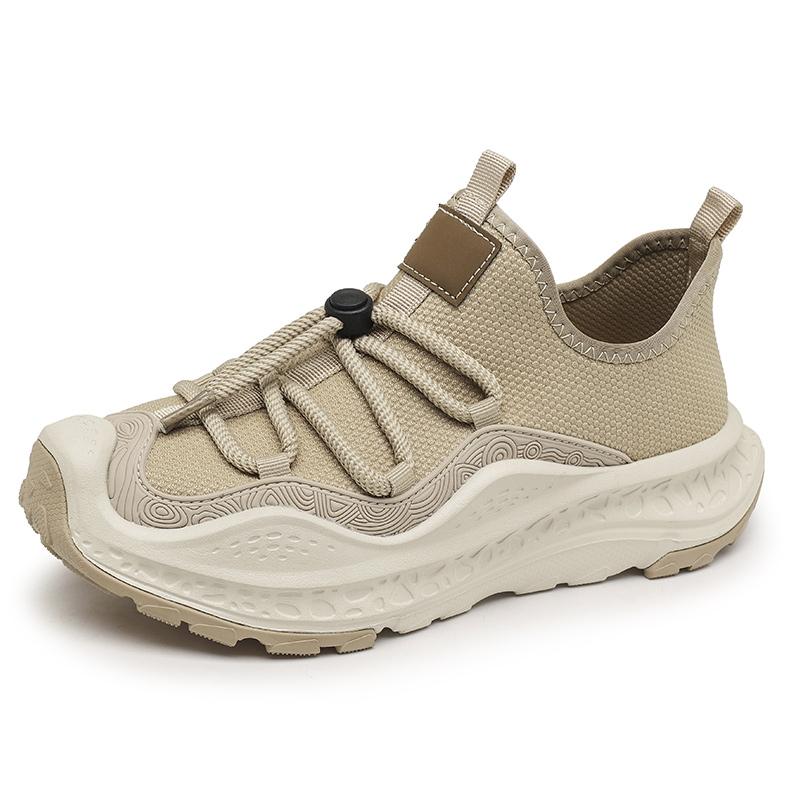 

Fashion Men s casual breathable shoes High quality and comfortable sports style Outdoor street tourism walking Hot selling Fashion New 45 бежевый