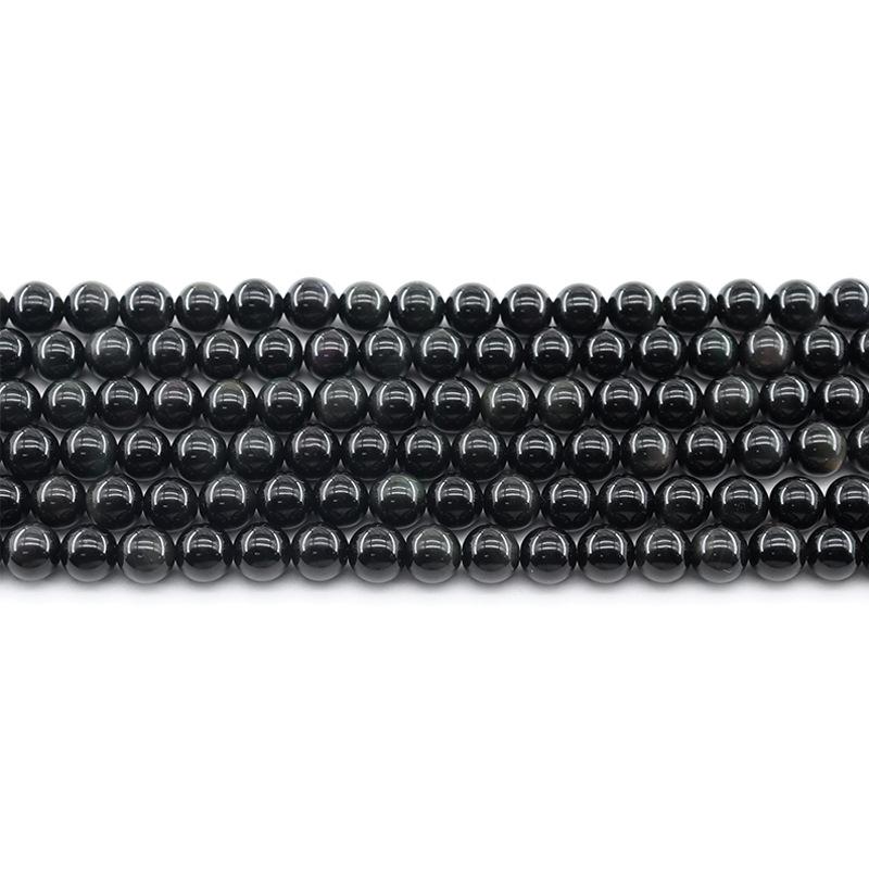 Colorful Obsidian Natural Stone Beads for DIY Jewelry Accessories