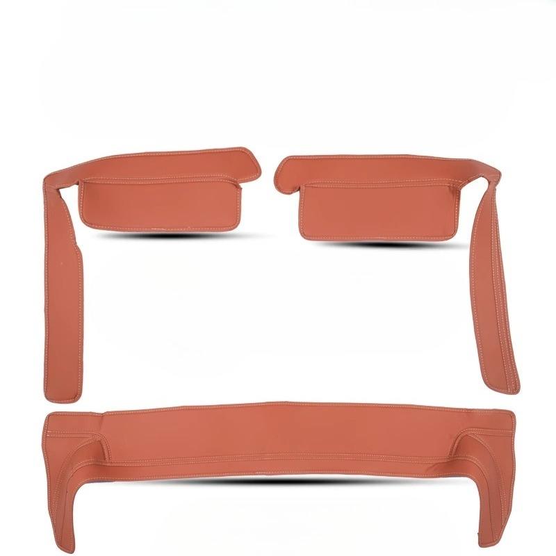 For Galaxy Starship 7 EMI Foot Mats Anti-kick Pads Seat Protective Pads Door Sill Strips Protective Suede Anti-scratch