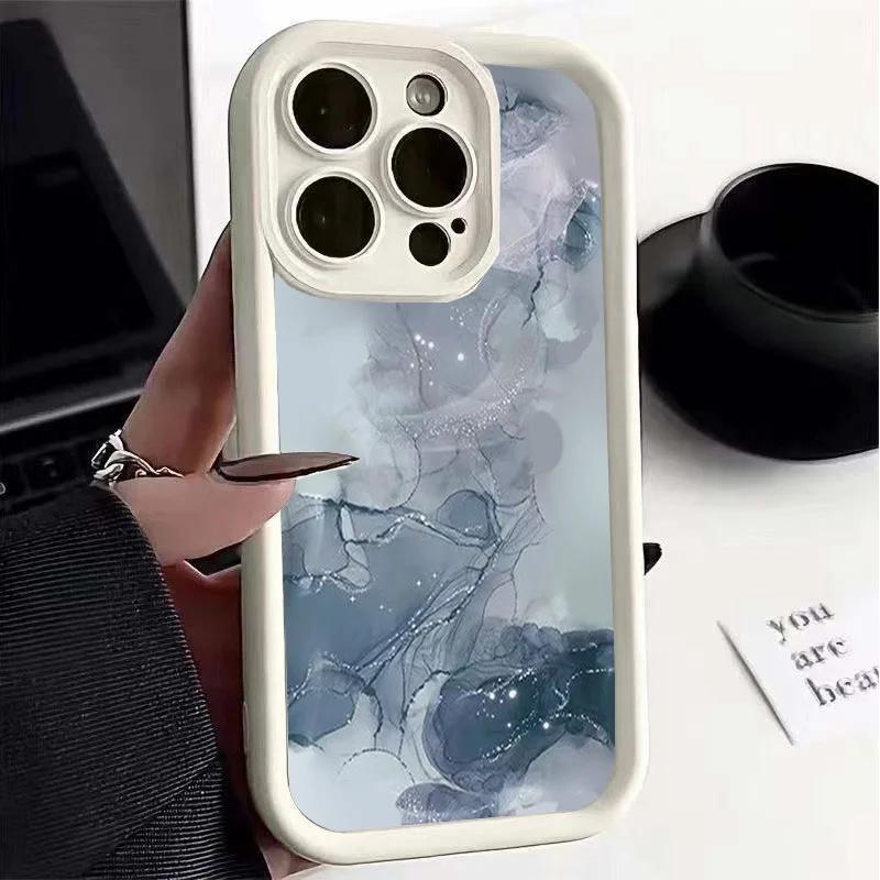 Colored Marble Phone Case For OPPO Reno 11F 12F 13F 13 Pro 11 12 10 Pro Plus 8T 4G 5G 4 5 6 7 8 Pro 6Z 5Z Pattern Soft Cover