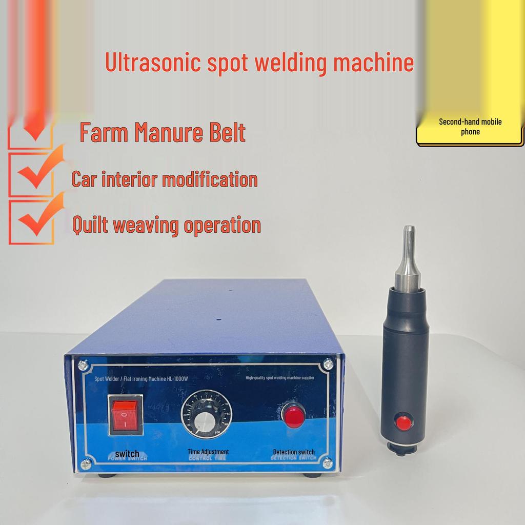 Handheld Ultrasonic Spot Welder for Plastic and Manure Belt Modification