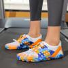 Indoor fitness weight loss skipping rope shoes for men and women home soft sole yoga shoes silent anti-slip shock-absorbing running sneakers