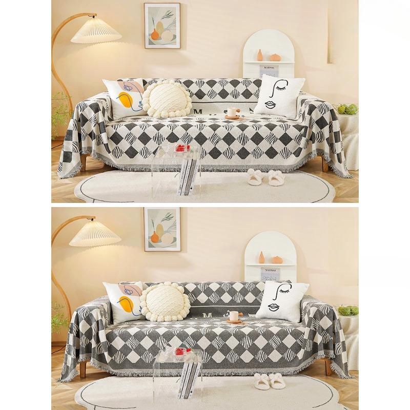 Chenille Leichter Luxus-Sofabezug, Stoff, Vier Jahreszeiten, universell, einfach, modern, All-Inclusive, universeller Sofabezug, High-End-Bezug, Handtuch