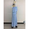 Summer Fresh Style Solid Color Cami Top + Wide Leg Pants Two Piece Set Outfit