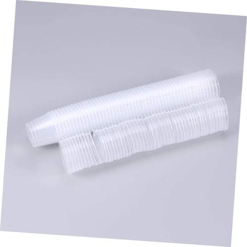 NUOLUX 50-Piece Clear Dressing Container with Lid, Plastic Para Postless Sauce Pot with Lid, Portion Cup with Lid, 1 Oz Salad Dressing Container