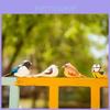 Handcrafted Wooden Bird Decor With Natureinspired Design For Home Office Tabletop Ornament