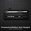 3 Pieces Rotation Force Wrench Set Heavy-Duty Hand Tools Chrome-Finished