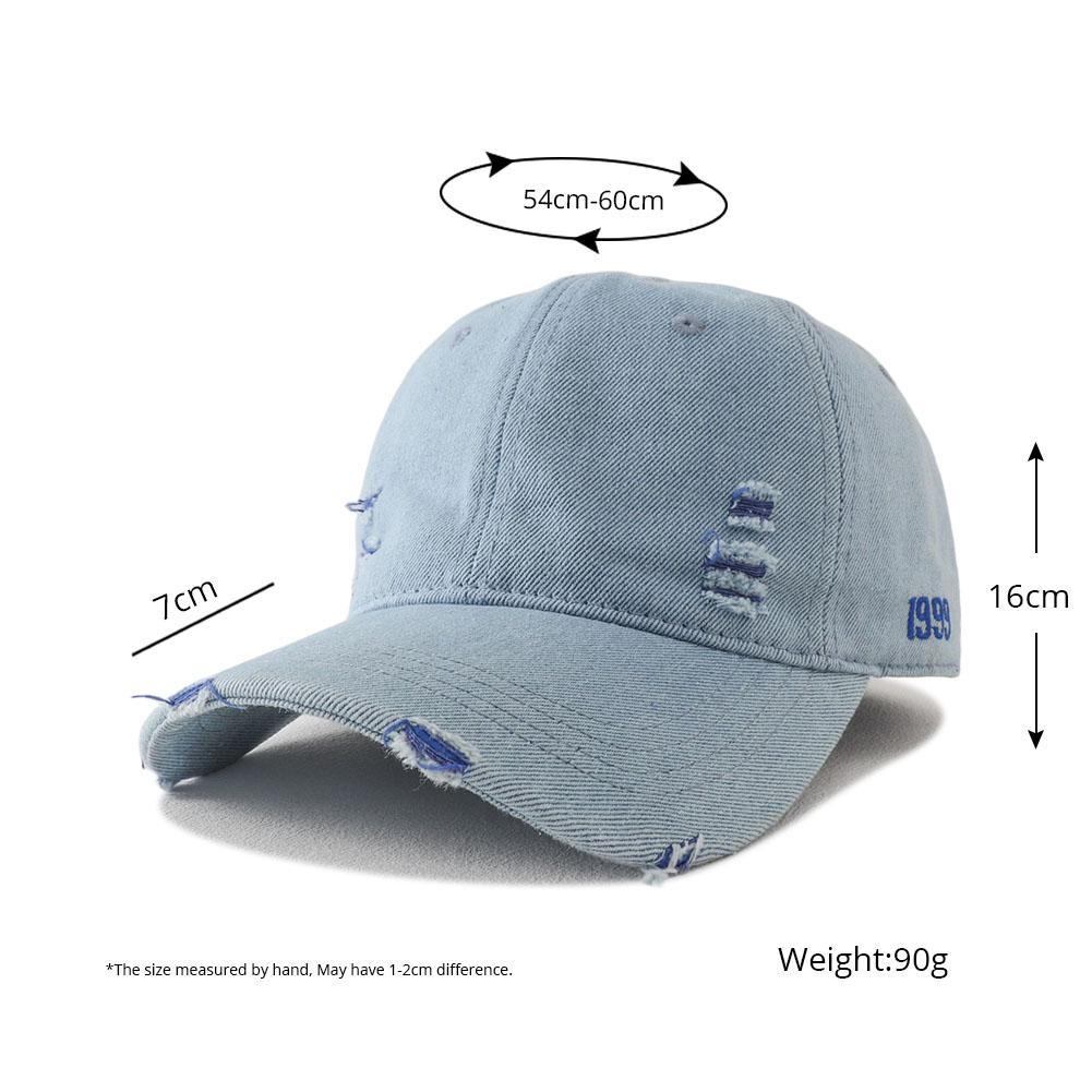 Fresh Latest Brand New Vintage Washed Cotton Baseball Cap Men  Women For Him  Her Denim Dad Hat Outdoor Adjustable Adjustable Snapback Cap Female