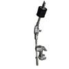 Small Extension Clamp for Drum Rack: Metal Knob with Cymbal Mounting Rod