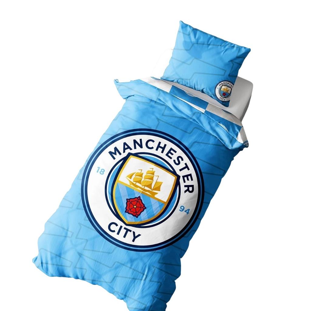 Manchester City FC Crest Reversible Duvet Set