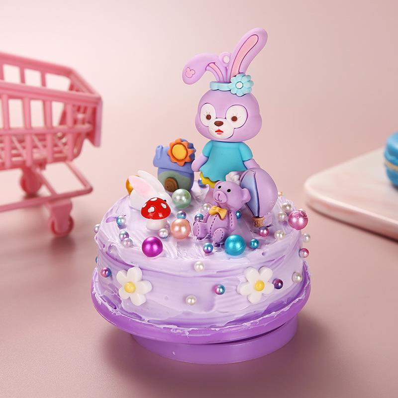 DIY Cartoon Music Box - Handmade Rotating Birthday Gift & Educational Toy for Kids