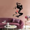 FEIJIEAST Lady Salon Friseur Wandaufkleber Wohnzimmer Dekoration
