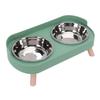 Multi Color Frame Cat Feeding Bowl Adjustable Height Dog Food Water Bowl  Cat Daily Eating