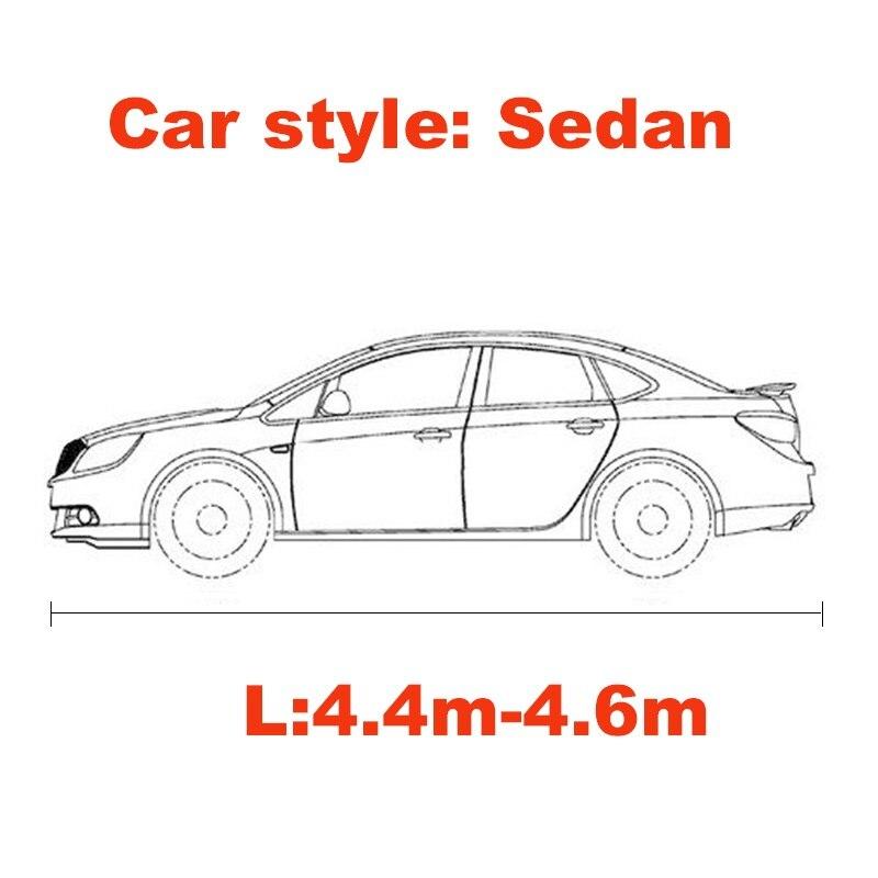 

Универсальный эластичный автомобильный чехол, солнцезащитный, ветрозащитный, пыленепроницаемый, устойчивый к царапинам, УФ-защита для спортивного автомобиля, седана, внедорожника, красивый стиль Sedan size1 синий