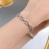 Xiancan 2024 S925 Silver Pig Nose Diamond Bracelet - Stylish Mingyuan Fashion