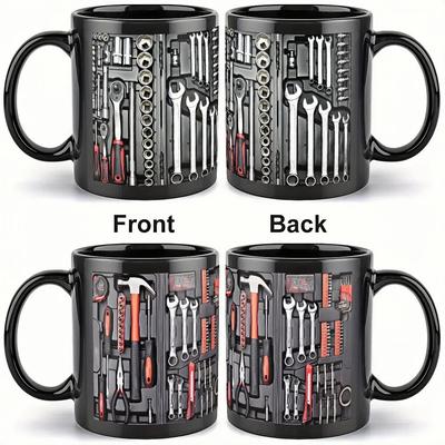 Ceramic Coffee Mug Toolbox Design Mechanic Mug Funny Mechanic Water Cup  Auto/Car Mechanic Gift