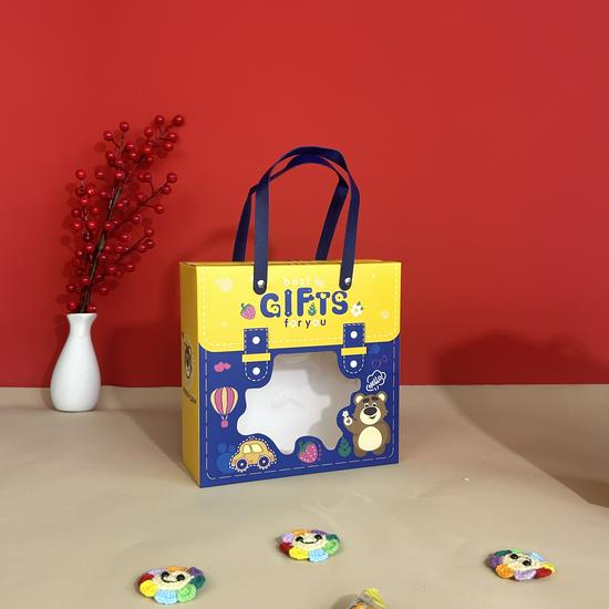 First Birthday Cartoon Gift Box for Kindergarten Party Favors