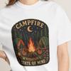 Campfire State of Mind T-shirt | Camping Scene, Night Campfire Graphic