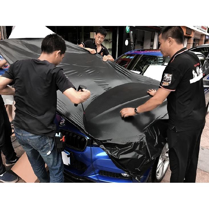 152cm*200cm Vinil Filme de Fibra de Carbono 4D Estilo de Carro Folha de Envelopamento Rolo Filme Automóveis DIY Adesivos para Capô Teto do Carro Acessórios