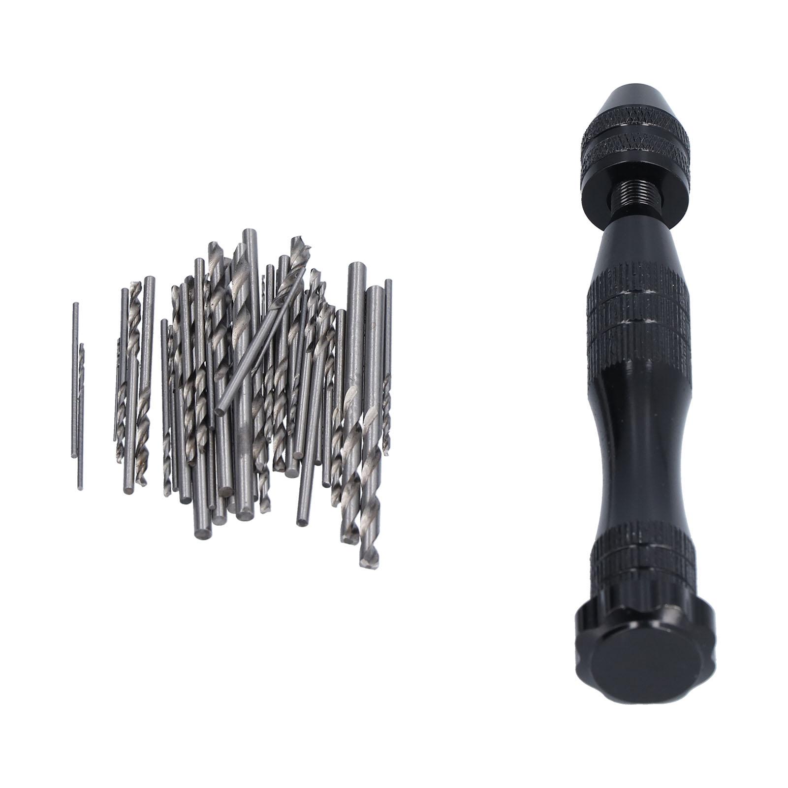 

Набор ручных сверл 48 шт. Большой черный набор ручных спиральных сверл с насечкой для смолы, дерева, ювелирных изделий
