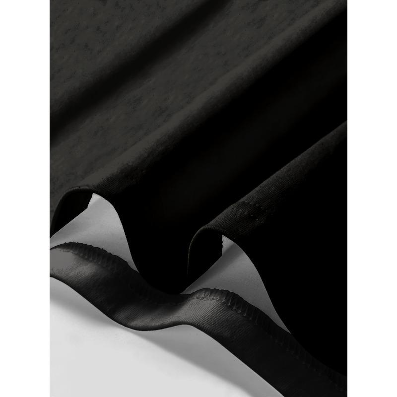 European Sizes Men's Gothic 3D -Over Print Short Sleeve T-Shirt - Round Neck Casual Tee for Casual Attire, Machine Washable, Year-Round