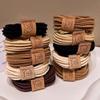 5Pcs Women Girls High Elastic Hair Ties Hair Rubber Bands Scrunchies Ponytail Hair Holder  Headband Hair Accessories