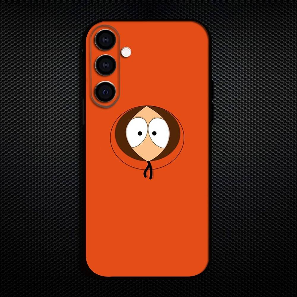 

Funny S-South-P-Park Cartoon Phone Case For Samsung Galaxy A73,A72,A71,A70,A53,A52,A51,Others Soft Black Shell Samsung a73 5g