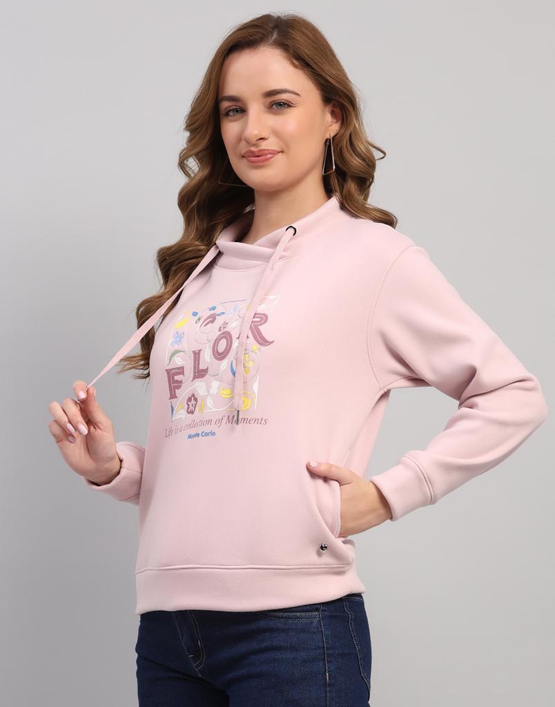 Monte Carlo Women's Turtle Neck Full Sleeve Sweatshirt