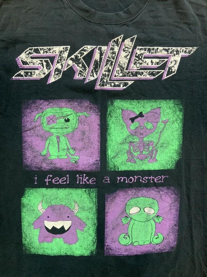 SALE Skillet I Feel Like A Monster T shirt Full Size S-5XL Unisex T-Shirt XXXL