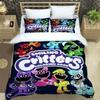Set Biancheria da Letto Cartoni Animati Creature Sorridenti set squisito di biancheria da letto copripiumino set piumone set letto regalo di compleanno di lusso