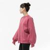 Mizuno Stretch Sweat Pullover Training Mauve Pink 32MCC826 Women's Full-Zip (2-Way) Wear, Heather,