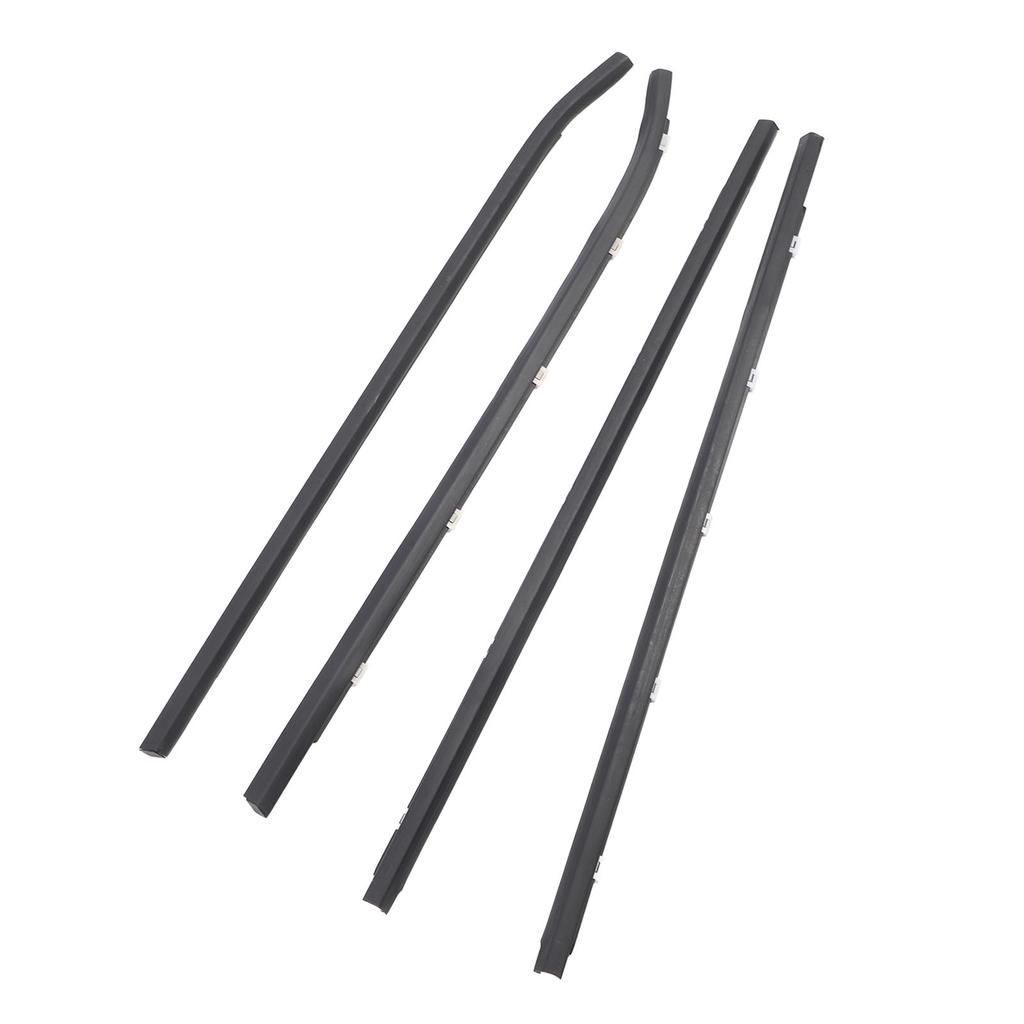 4PCS Car Door Window Weatherstrip Windproof Dustproof Water Resistant Decorative 82210 2L000 for