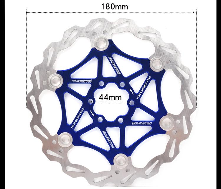 Plaquettes de Frein Flottantes pour Disque de VTT et Vélo Électrique - Rotor 160/180mm Équipement de Cyclisme