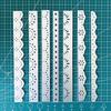 7pcs/lot Lace Layers Border Metal Cutting Dies Stencil for DIY Scrapbooking Photo Album Embossing Paper Cards Crafts Diecutss