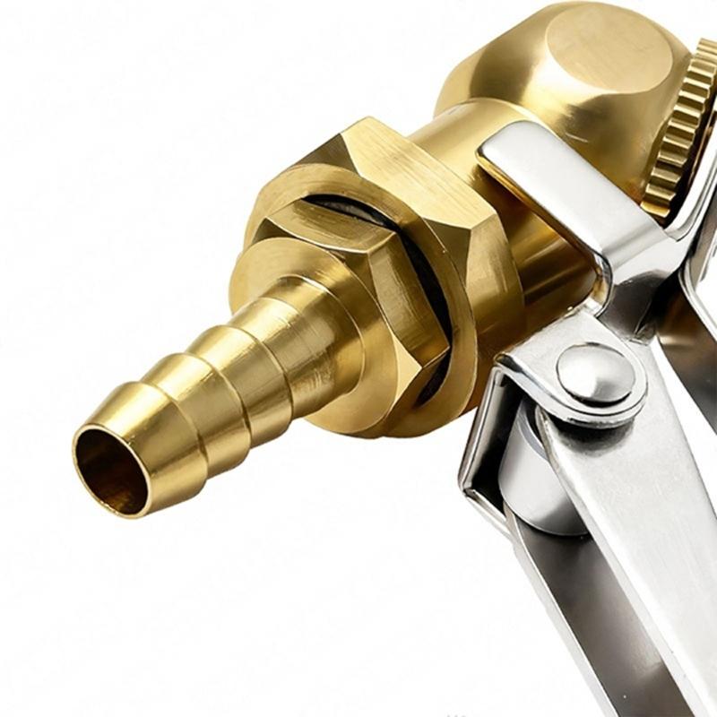 Tire Valves Copper Air Chuck for Quick Inflation On Various Vehicles Featuring Shut Off Valves Universal Copper Chuck