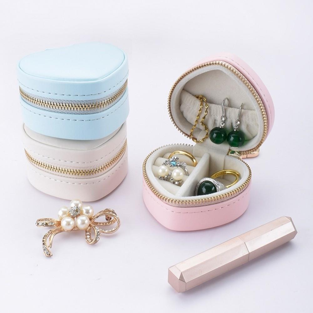 Mini Portable Ring Box Jewelry Display Travel Bag Pendant Multipurpose Jewelry Box Keychain  Gifts