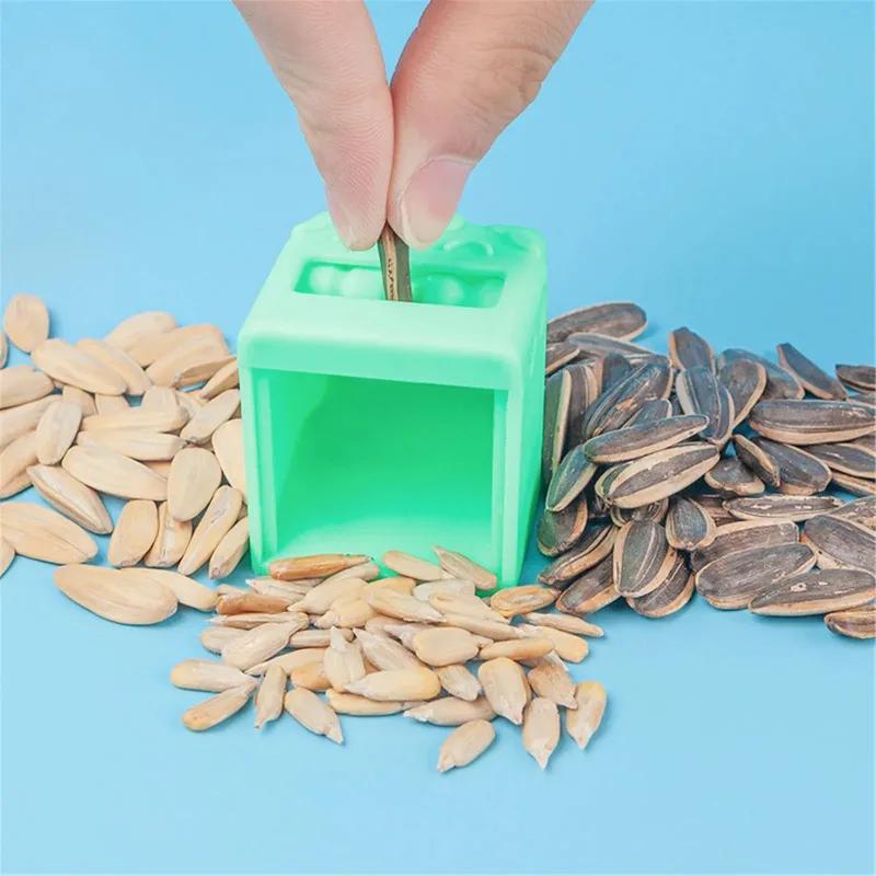 Melonfröskalare Automatisk skalningsmaskin Solros Melonfrön Lazy Artefaktöppnare Nötknäppare Hushållskökstillbehör