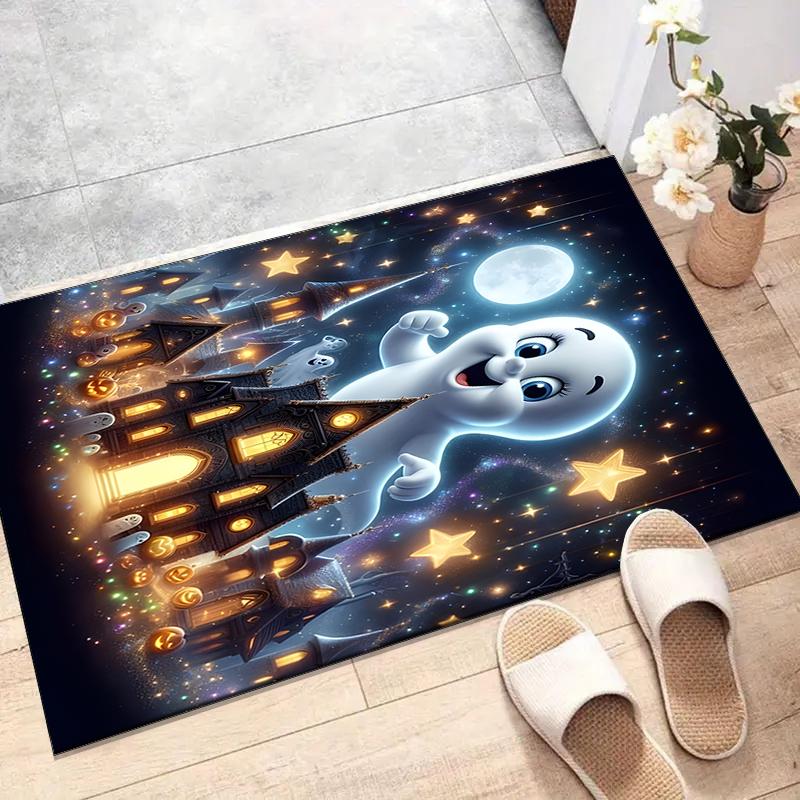1pc Casper1 Design Printed Area Rug Carpet for Bedroom Living Room Home Decor Rugs Mat Non Slip Mat Rug for Bedside