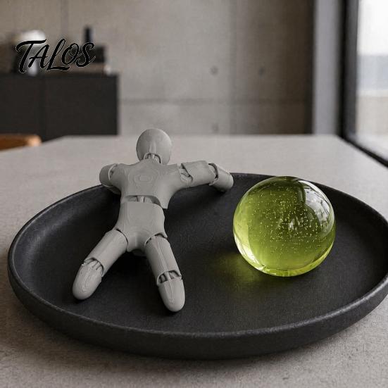 Desktop Decompression Toy 3D Printed Articulated Figure, Movable Joints Figurine, Compact Small Robot Desk for Kids Adults, Stress Relief Fidget Home