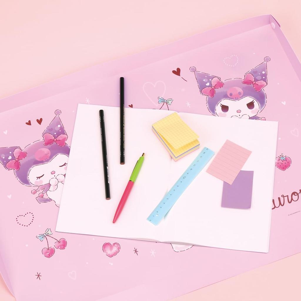 Skater Living Room Study Kuromi Love Love Sanrio Mat, Kyun, ZGM1-A